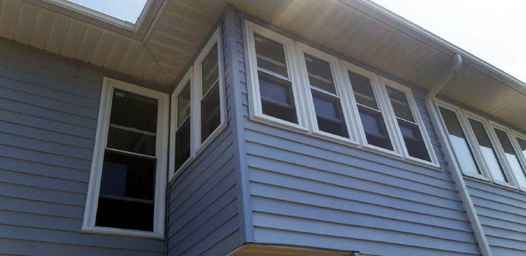 Dusty1 Windows And Doors Project - East Gwillimbury - Heron Blue Door - After