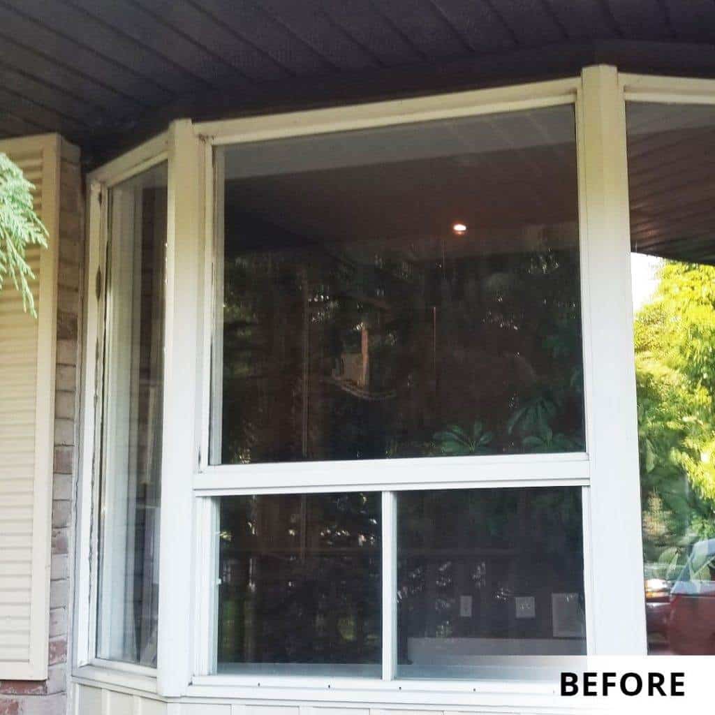 Weaver-Feb20-Before2 Patio Door To Window - Bay Window - Before