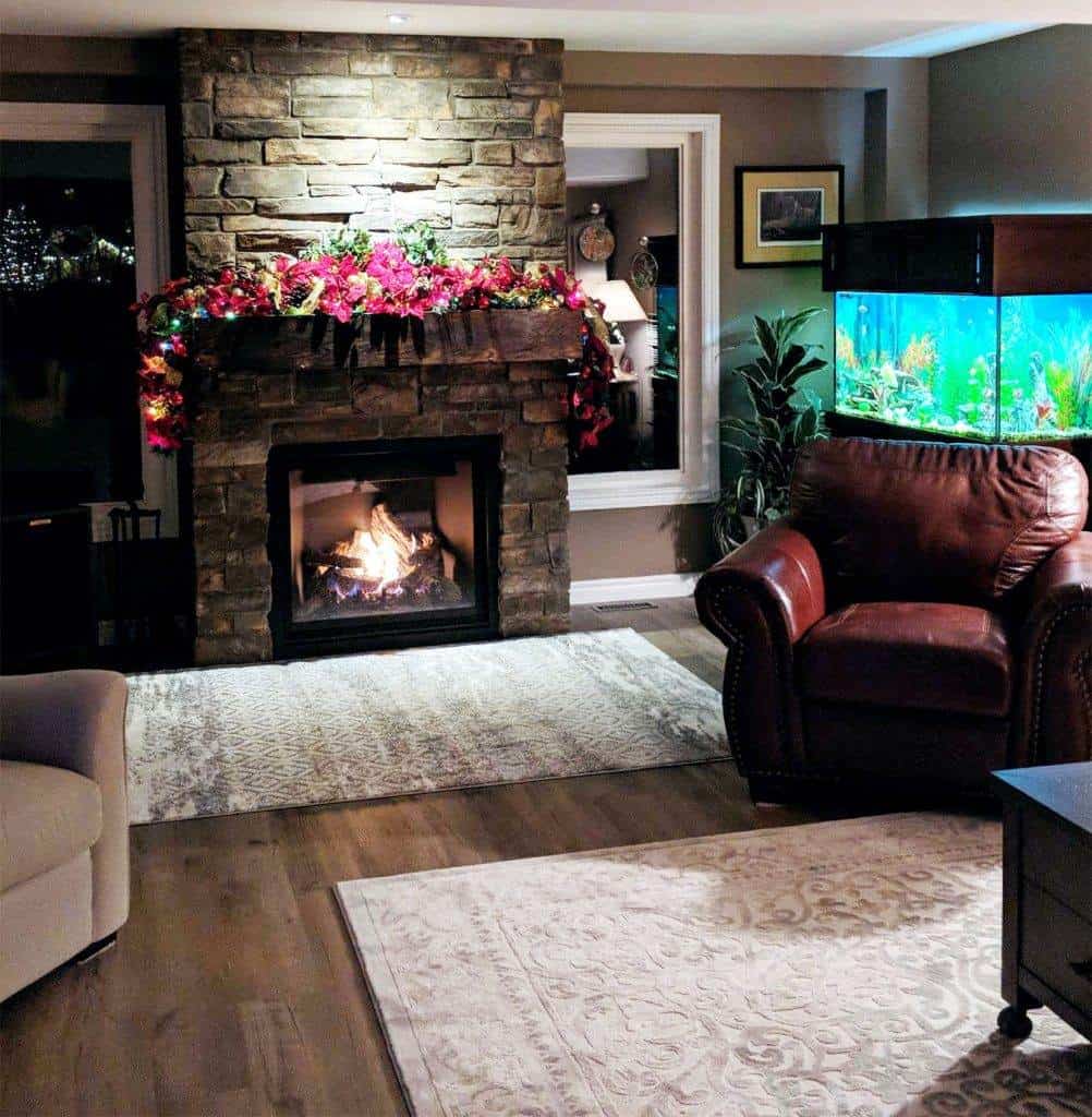 Masonry Project - Innisfil - Fireplace Remodel - After Masonry Project - Innisfil - Fireplace Remodel - After