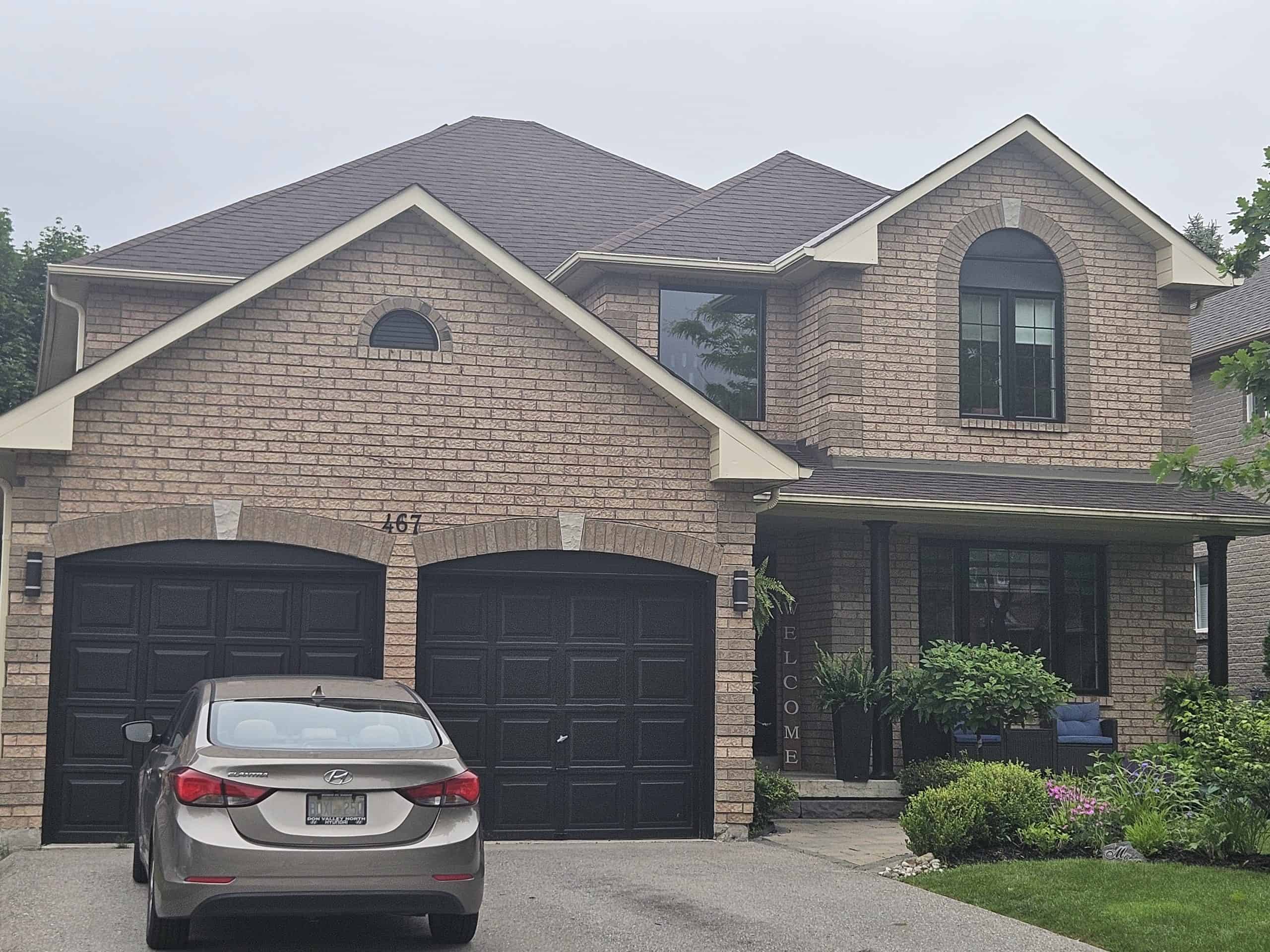S, F, E Before Eavestrough,Soffit And Fascia | Weaver Exterior Remodeling Barrie Ontario
