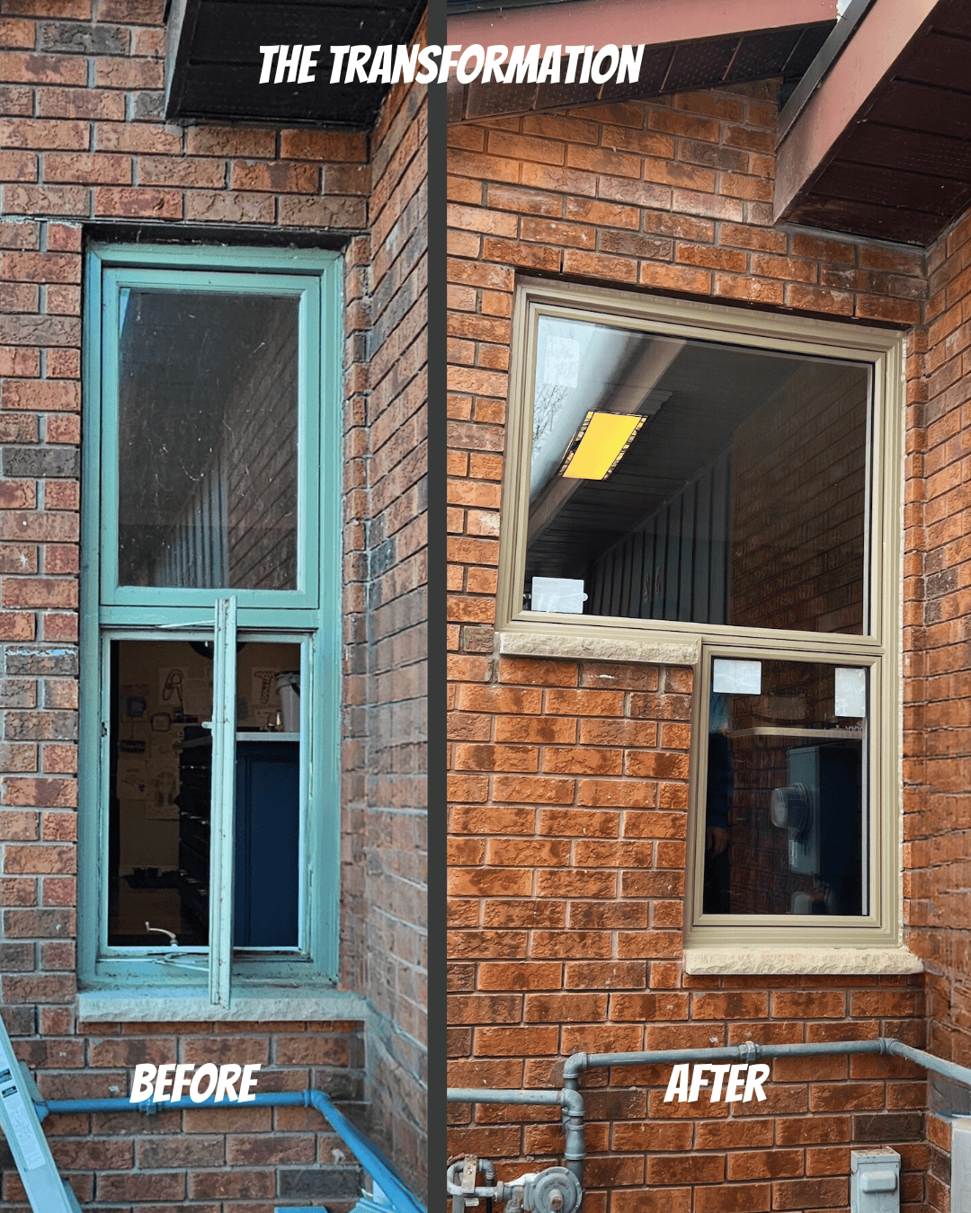 Framed, Cut, Installed — A Seamless Transformation From Start To Finish (3) Window Shape Transformation,Full Upgrade,Barrie | Weaver Exterior Remodeling Barrie Ontario