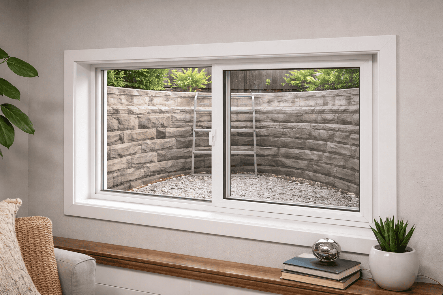 Egress Window,Ontario,Basement Window | Weaver Exterior Remodeling Barrie Ontario